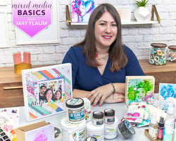 Mixed Media Tips and Techniques for Beginners with May Flaum