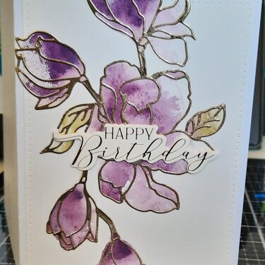 Magnolia Halftone II Birthday