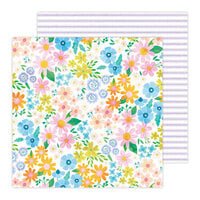 Paige Evans - Happy Haven Collection - 12 x 12 Double Sided Paper - 1