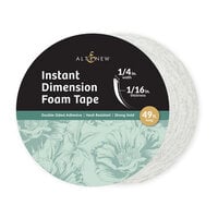 Altenew - Instant Dimension Foam Tape - 1/4 Inch x 49 Feet - 1/16 Inch Thickness