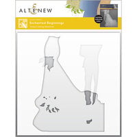 Altenew - Simple Coloring Stencils - 2 in 1 Set - Enchanted Beginnings