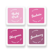 Altenew - Fresh Dye Ink Pad - Mini Cube Set - Bubblegum Dreams