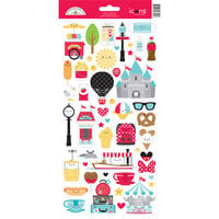 Doodlebug Design - Fun At The Park Collection - Cardstock Stickers - Icon
