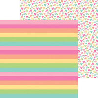 Doodlebug Design - Hello Again Collection - 12 x 12 Double Sided Paper - The Bright Side