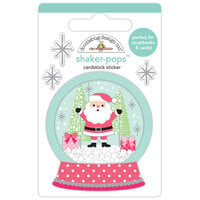 Doodlebug Design - Tinsel Time Collection - Cardstock Stickers - Shaker-Pops - Merry Little Christmas