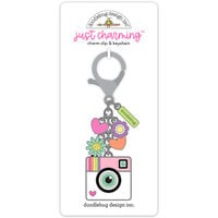 Doodlebug Design - Color Me Crafty Collection - Just Charming Clip And Key Chain - Color Me Crafty