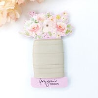 Dress My Craft - Grosgrain Ribbon - 18mm - Beige