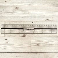 Hunkydory - Plastic Ruler With Metal Edge