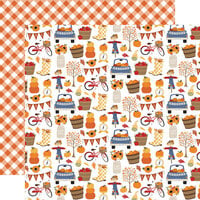 Echo Park - Fall Collection - 12 x 12 Double Sided Paper - Fall Harvest