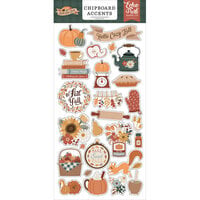 Echo Park - Feels Like Fall Collection - Chipboard Embellishments - Accents