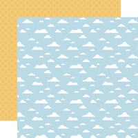 Echo Park - Have A Great Summer Collection - 12 x 12 Double Sided Paper - Cloudy Days