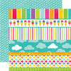 Echo Park - Summer Days Collection - 12 x 12 Double Sided Paper - Borders