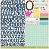 Echo Park - Splendid Sunshine Collection - 12 x 12 Cardstock Stickers - Alphabet