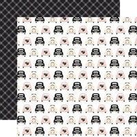 Echo Park - Wedding Collection - 12 x 12 Double Sided Paper - Just Married
