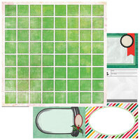 49 and Market - Vicki Boutin - Mistletoe and Memories Collection - 12 x 12 Double Sided Paper - Starters Paper 9