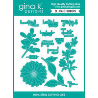 Gina K Designs - Dies - Delicate Flowers