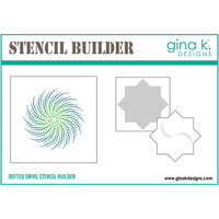 Gina K Designs - Builder Stencils - Dotted Swirl