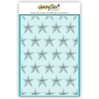 Honey Bee Stamps - Sunkissed Summer Collection - 3D Embossing Folder - Star Spangled