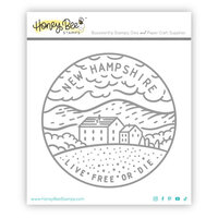 Honey Bee Stamps - Sunkissed Summer Collection - Clear Photopolymer Stamps - New Hampshire