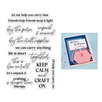 Hero Arts - We All Have Baggage Collection - Clear Photopolymer Stamps - Keep Calm Sentiments