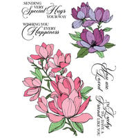 LDRS Creative - Good Cheer Collection - Clear Photopolymer Stamps - Sweet Magnolias