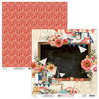 Mintay Papers - School Days Collection - 12 x 12 Double Sided Paper - Sheet 01