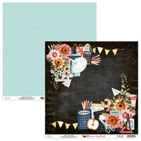Mintay Papers - School Days Collection - 12 x 12 Double Sided Paper - Sheet 02