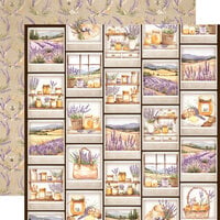 Simple Stories - Simple Vintage Lavender Fields Collection - 12 x 12 Double Sided Paper - Sunshine And Honey