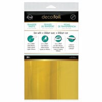 Therm O Web - iCraft - Deco Foil - 6 x 12 Transfer Sheet - 20 Pack - Gold