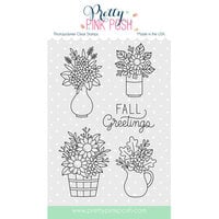 Pretty Pink Posh - Clear Photopolymer Stamps - Fall Bouquets