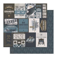PhotoPlay - Wingman Collection - 12 x 12 Double Sided Paper - Call it a Spade
