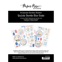 Paper Rose - Primrose Garden Collection - Quick Cards Die Cuts