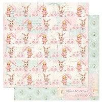 Prima - Sweet Spring Collection - 12 x 12 Double Sided Paper - Playing In The Rain