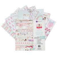 Prima - Love Notes Collection - 12 x 12 Paper Pad - Foil Accents