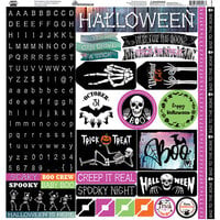Reminisce - Bad To The Bone Collection - 12 x 12 Cardstock Stickers