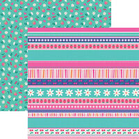 Reminisce - Oh Happy Day Collection - 12 x 12 Double Sided Paper - Sweet And Cool