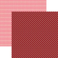 Reminisce - Puppy Love Collection - 12 x 12 Double Sided Paper - XOXO