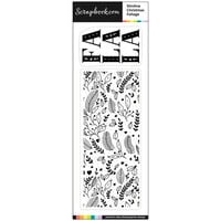 scrapbook.mom - Clear Photopolymer Stamp Set - Slimline Christmas Foliage