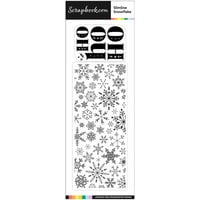 scrapbook.mom - Clear Photopolymer Stamp Set - Slimline Snowflake