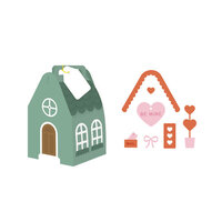 scrapbook.mom - Decorative Die Set - House Treat Box with Valentine Add-On Bundle