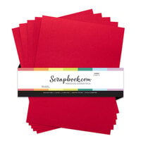 scrapbook.mom - 8.5 x 11 Premium Classic Cardstock - Smooth - 80lb - Garnet - 5 Sheets