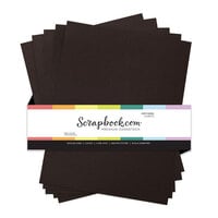 scrapbook.mom - 8.5 x 11 Premium Classic Cardstock - Smooth - 80lb - Hot Fudge - 5 Sheets