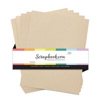 scrapbook.mom - 8.5 x 11 Premium Classic Cardstock - Smooth - 80lb - Kraft - 5 Sheets