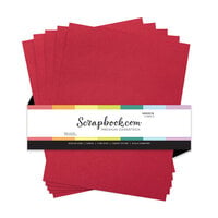 scrapbook.mom - 8.5 x 11 Premium Canvas Cardstock - Textured - 80lb - Daredevil - 5 Sheets