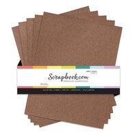 scrapbook.mom - 8.5 x 11 Premium Glimmer Cardstock - Textured - 80lb - Burley Wood - 5 Sheets
