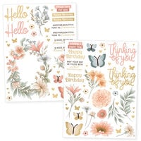 scrapbook.mom - Heartfelt Blooms - Rub-On Transfers - 6x8 - 2 Sheets