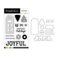 scrapbook.mom - Photopolymer Stamp Set and Coordinating Die - Festive Door