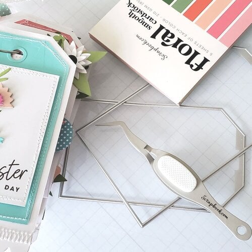scrapbook.mom - Fine-Tip - Ergonomic Reverse Grip - Craft Tweezers - Gray scrapbook.mom - Fine-Tip - Ergonomic Reverse Grip - Craft Tweezers - Gray