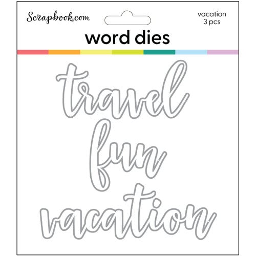 scrapbook.mom - Decorative Die Set - Travel and Vacation Sentiments scrapbook.mom - Decorative Die Set - Travel and Vacation Sentiments