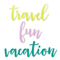 scrapbook.mom - Decorative Die Set - Travel and Vacation Sentiments